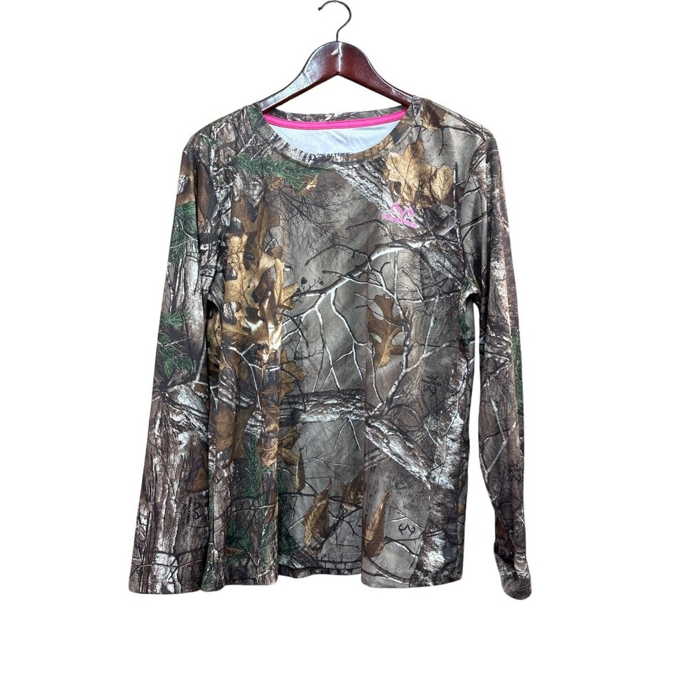 Realtree Womens XL/XG Long Sleeve Camo Shirt